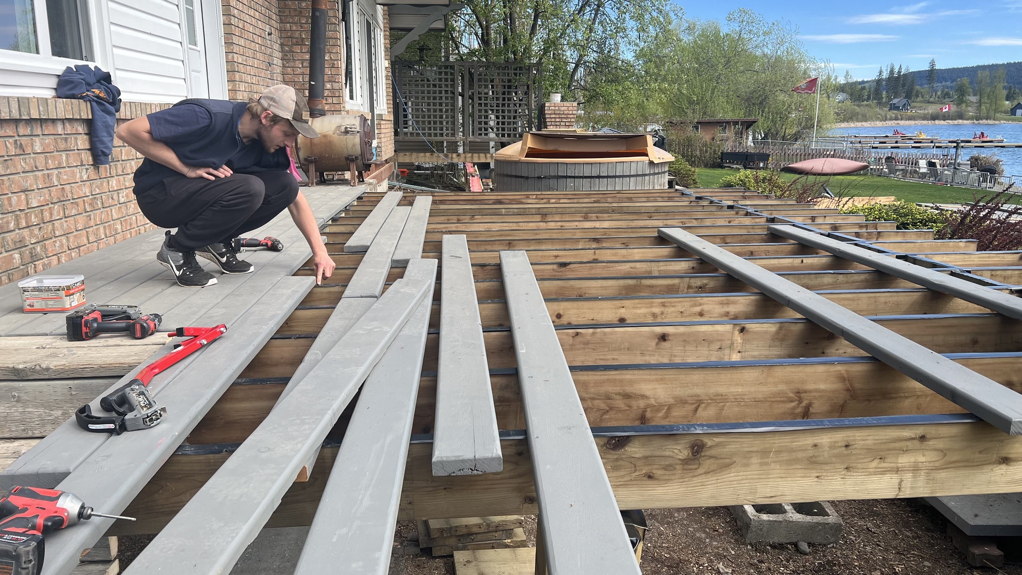 Building a new deck in Quesnel